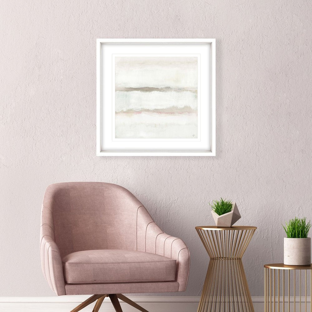 Restful Landscape I White Framed Wall Art HomeRoots