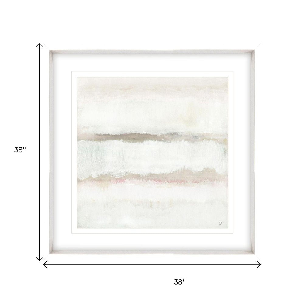 Restful Landscape I White Framed Wall Art HomeRoots