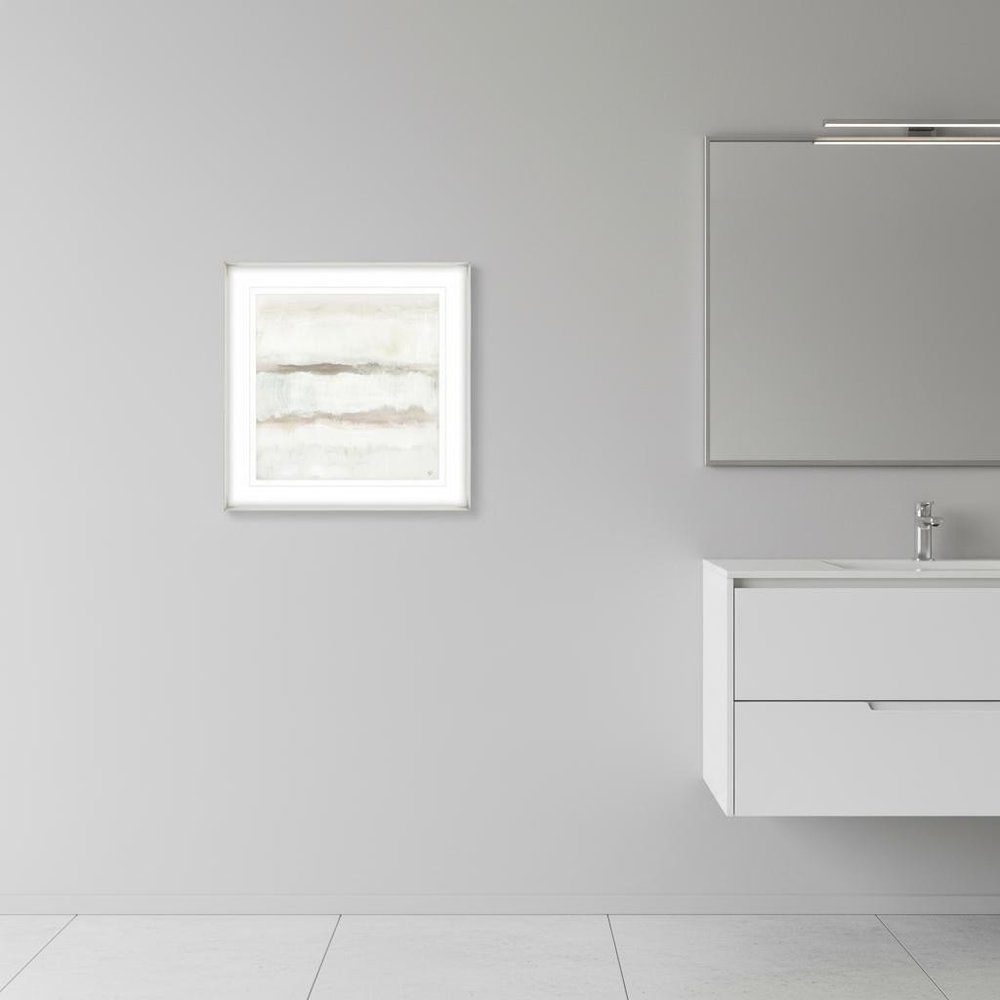 Restful Landscape I White Framed Wall Art HomeRoots