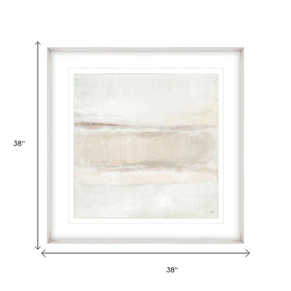 Restful Landscape II White Framed Wall Art