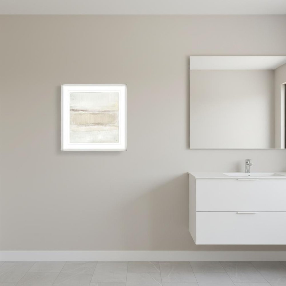 Restful Landscape II White Framed Wall Art — view 6