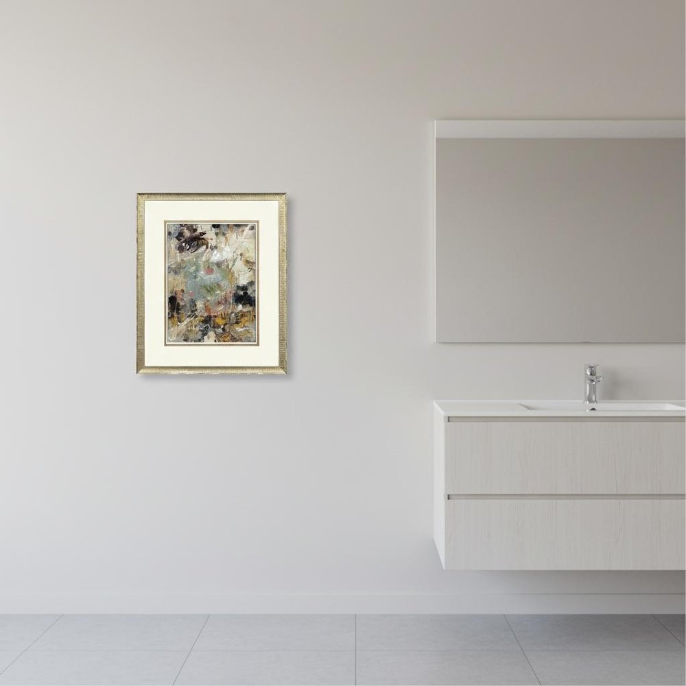 Mystic Marina I Silver Framed Wall Art