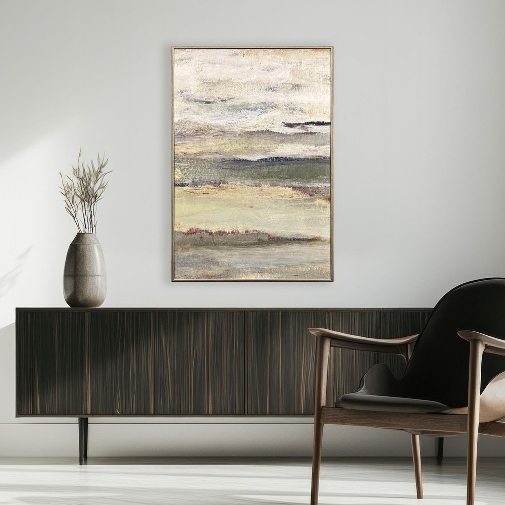 The Land Breathes I Distressed Silver Framed Wall Art — view 7