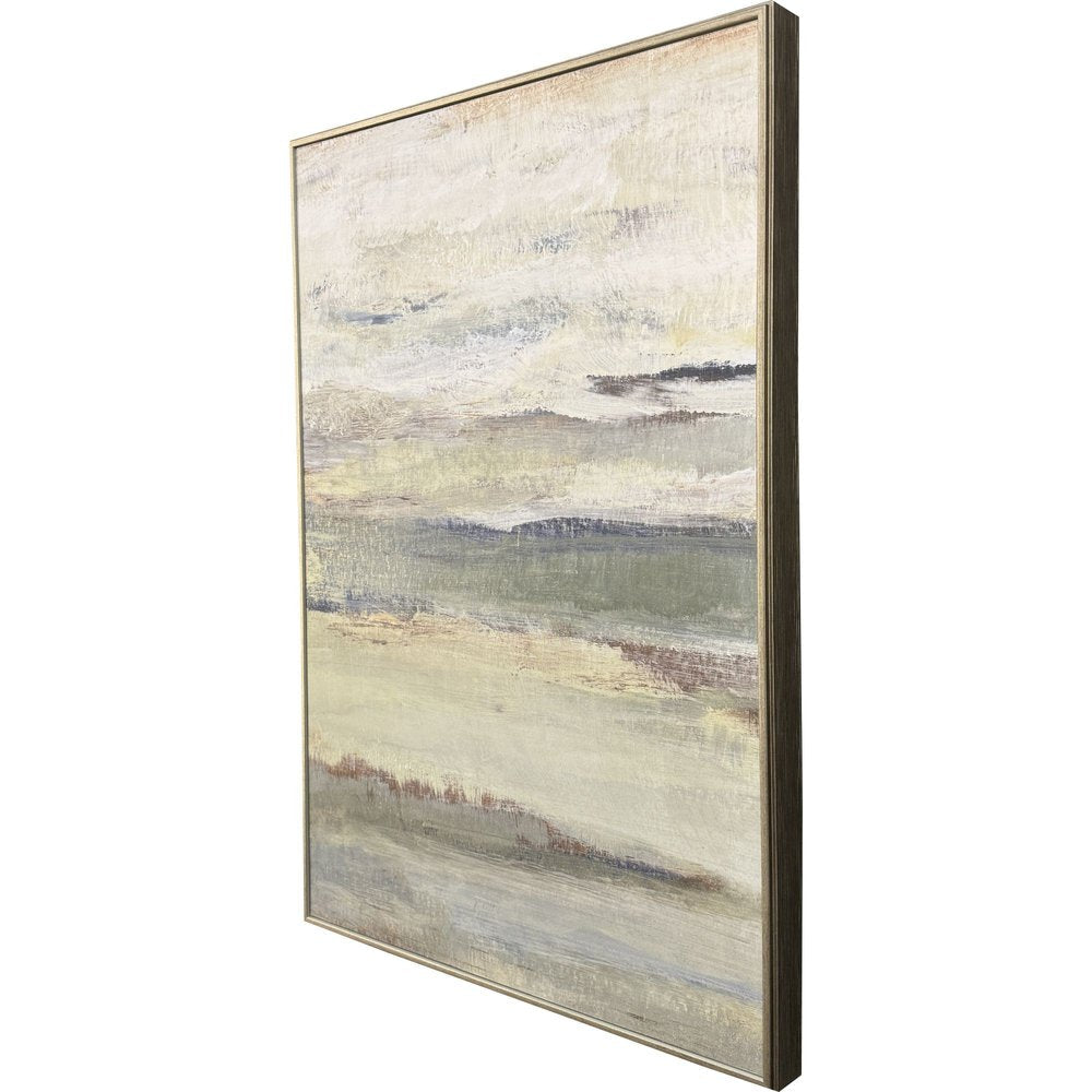 The Land Breathes I Distressed Silver Framed Wall Art — view 3