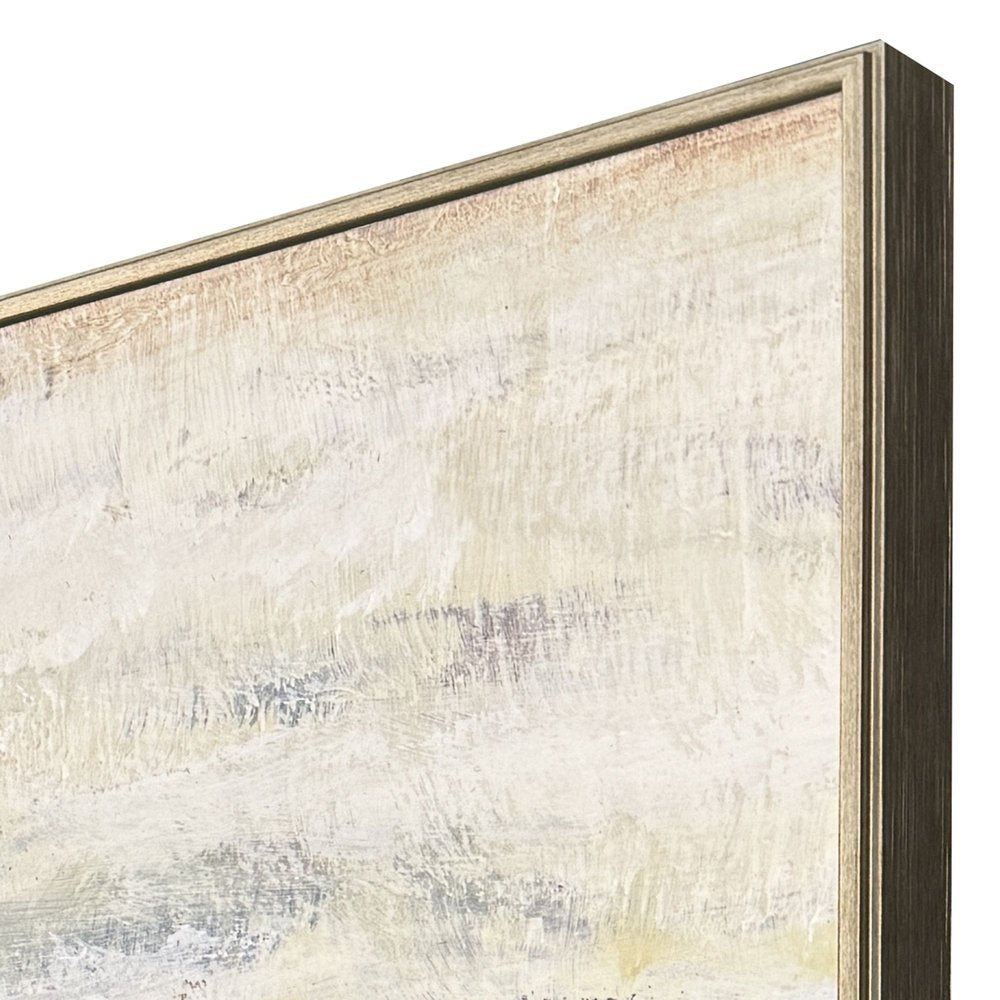 The Land Breathes I Distressed Silver Framed Wall Art HomeRoots