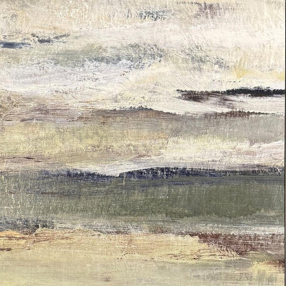 The Land Breathes I Distressed Silver Framed Wall Art HomeRoots