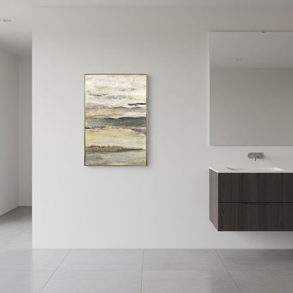 The Land Breathes I Distressed Silver Framed Wall Art HomeRoots