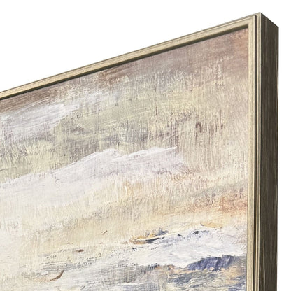 The Land Breathes II Distressed Silver Framed Wall Art