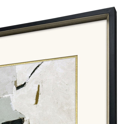 Set Of Two Zen Interactions I Black Framed Wall Art