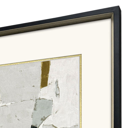 Set Of Two Zen Interactions II Black Framed Wall Art