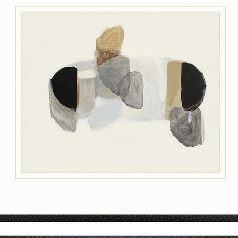 Set Of Three Aitkin Black Framed Wall Art