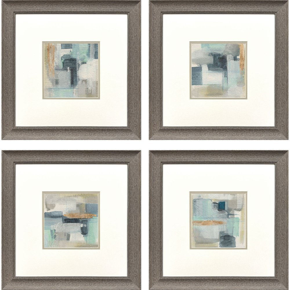 Set Of Four Fern Brook Morning Brown Framed Wall Art — view 1