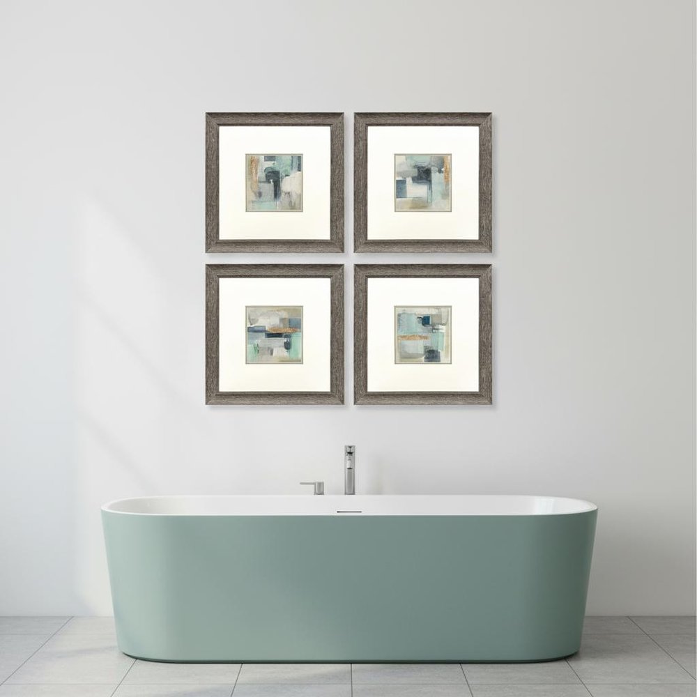 Set Of Four Fern Brook Morning Brown Framed Wall Art — view 8