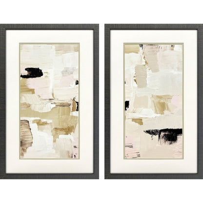 Set Of Two Morning Peace Brown Framed Wall Art