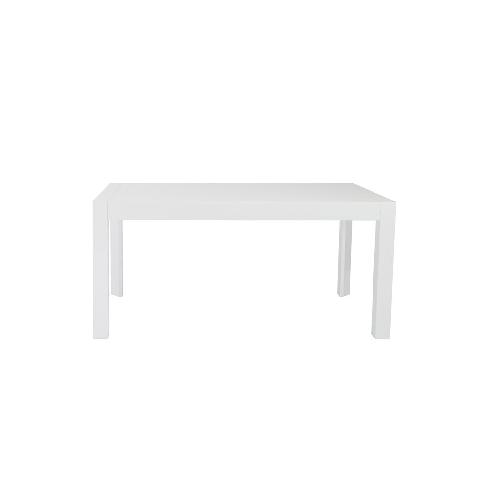 63" White Wood Dining Table HomeRoots