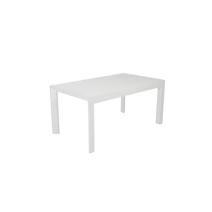 63" White Wood Dining Table HomeRoots