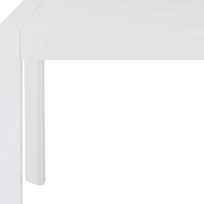 63" White Wood Dining Table HomeRoots