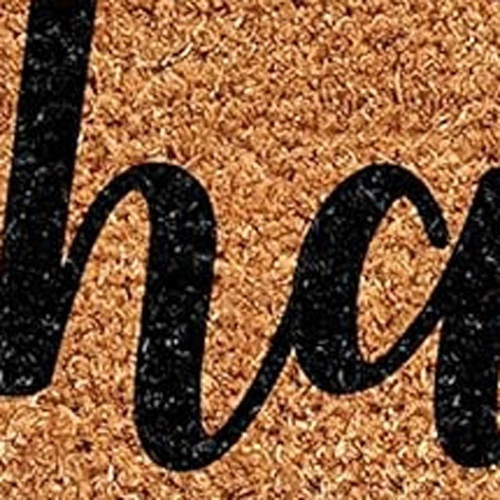 17" X 29" Brown And Natural Fall Happy Fall Y'all Outdoor Coir Door Mat — view 5
