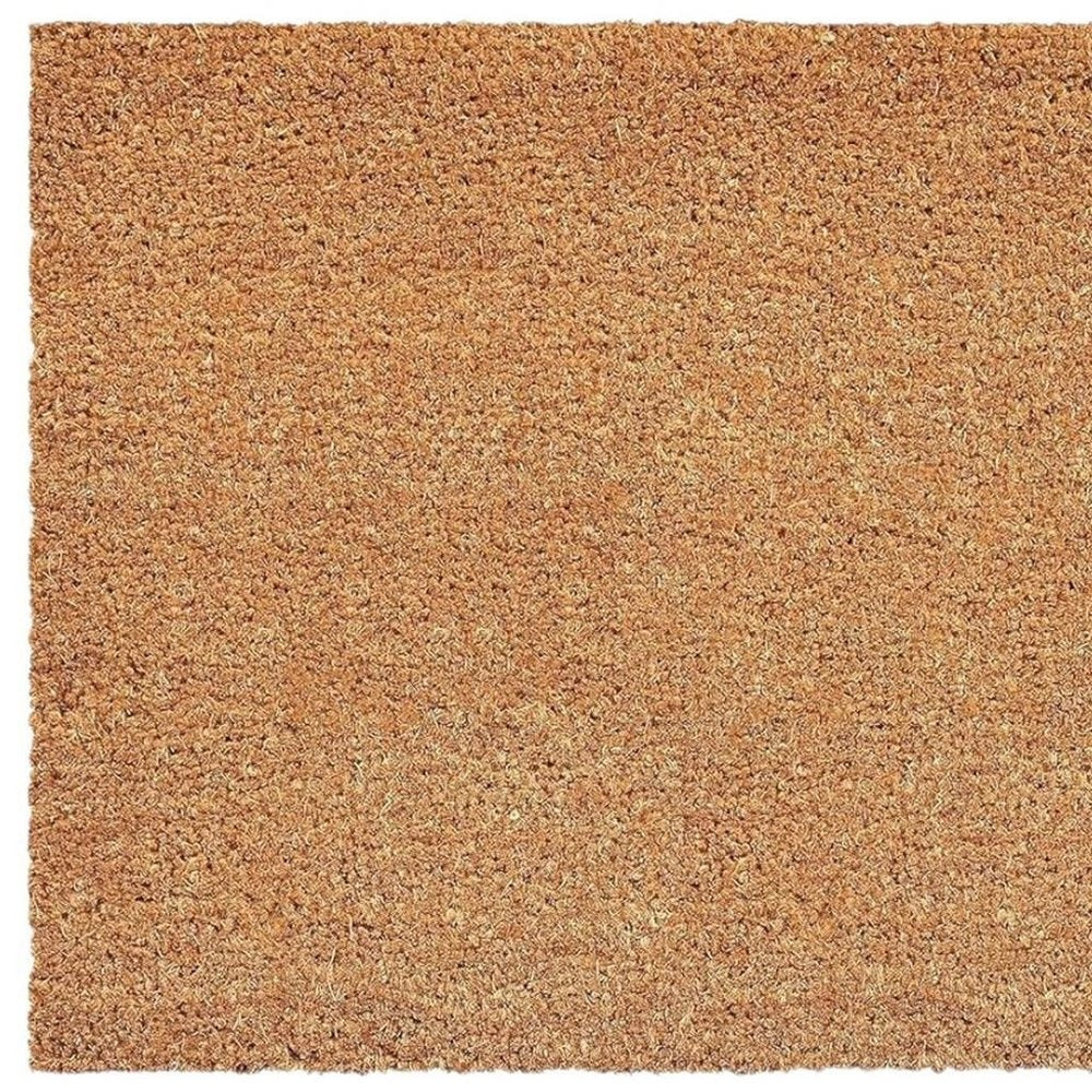 17" X 29" Brown And Natural Halloween Boo Outdoor Coir Door Mat — view 5