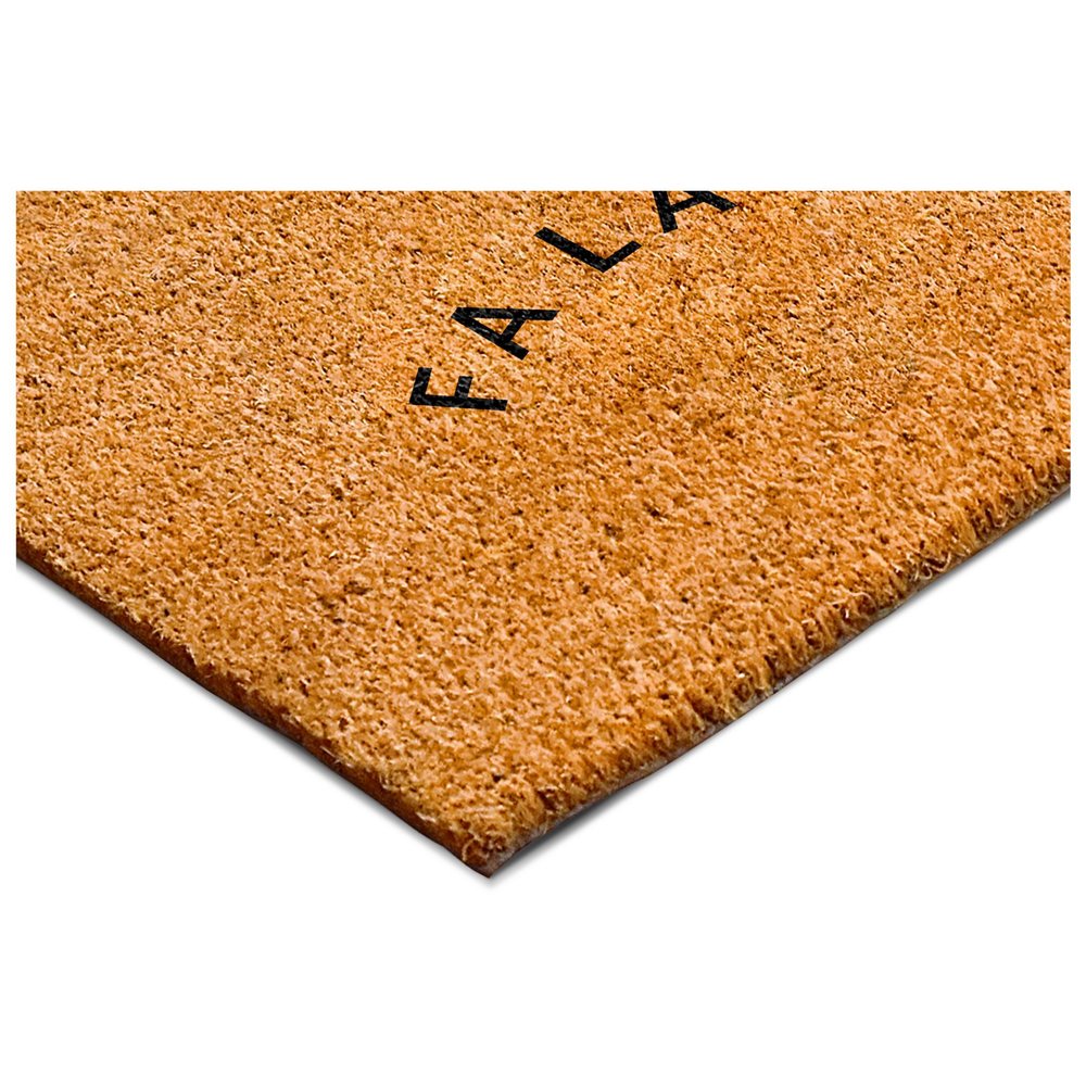 17" X 29" Brown And Black Christmas Outdoor Coir Door Mat — view 4