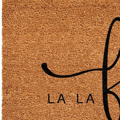 24" X 36" Brown And Black Christmas Outdoor Coir Door Mat HomeRoots