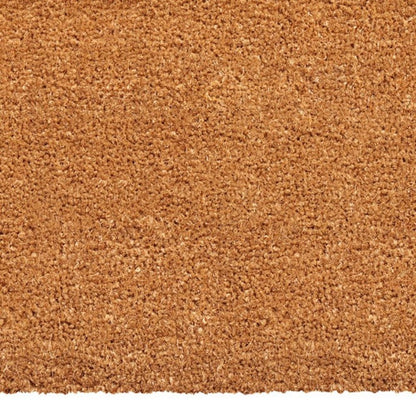 17" X 29" Brown Christmas Outdoor Coir Door Mat HomeRoots