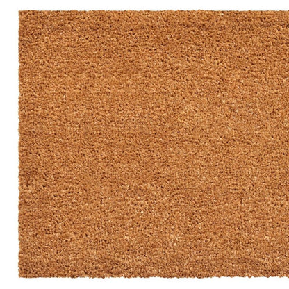 17" X 29" Brown Christmas Outdoor Coir Door Mat HomeRoots