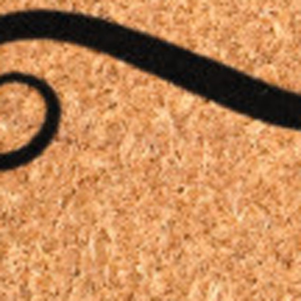 17" X 29" Brown And Black Christmas Merry Christmas Outdoor Coir Door Mat — view 3