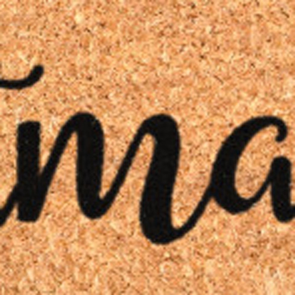 17" X 29" Brown And Black Christmas Merry Christmas Outdoor Coir Door Mat — view 9