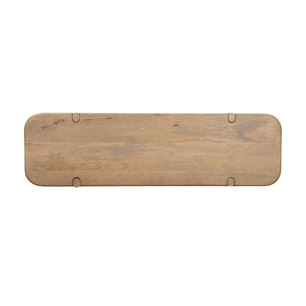 52" Natural Solid Wood Solid Console Table HomeRoots