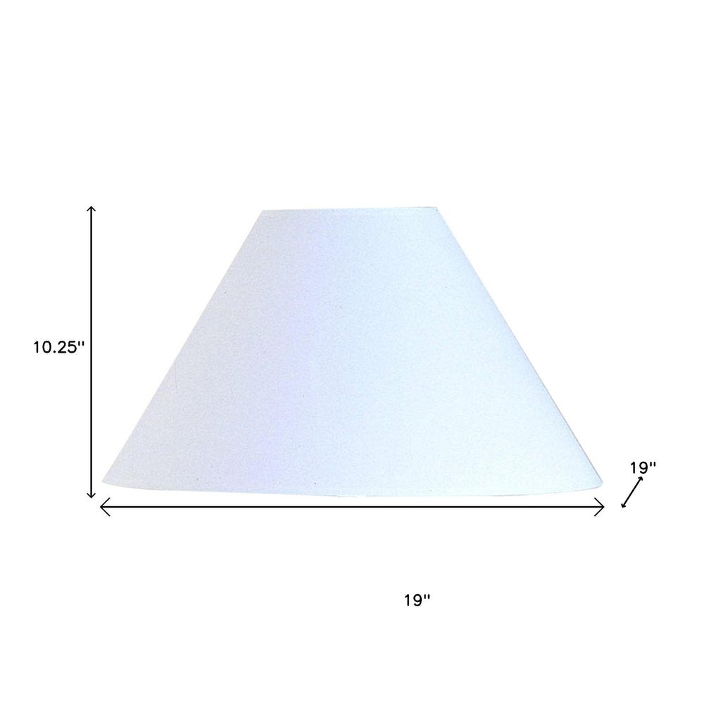 Off White Linen Plain Empire Lamp Shade HomeRoots
