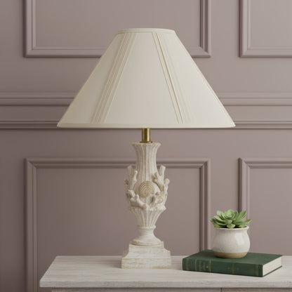 Off White Linen Pleated Empire Lamp Shade HomeRoots