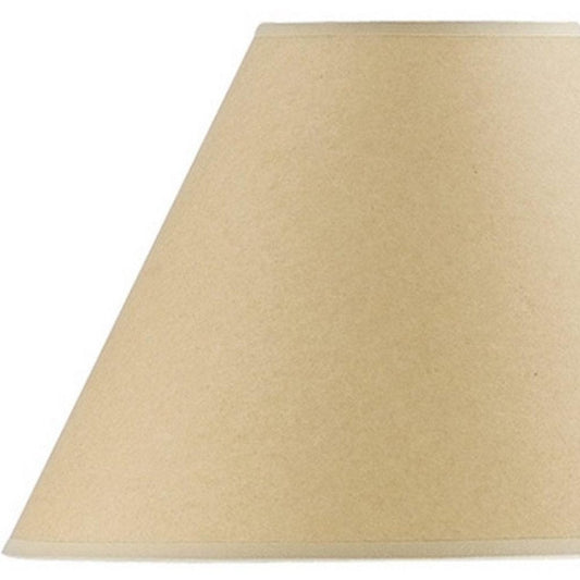 Light Brown Paper Plain Empire Lamp Shade HomeRoots