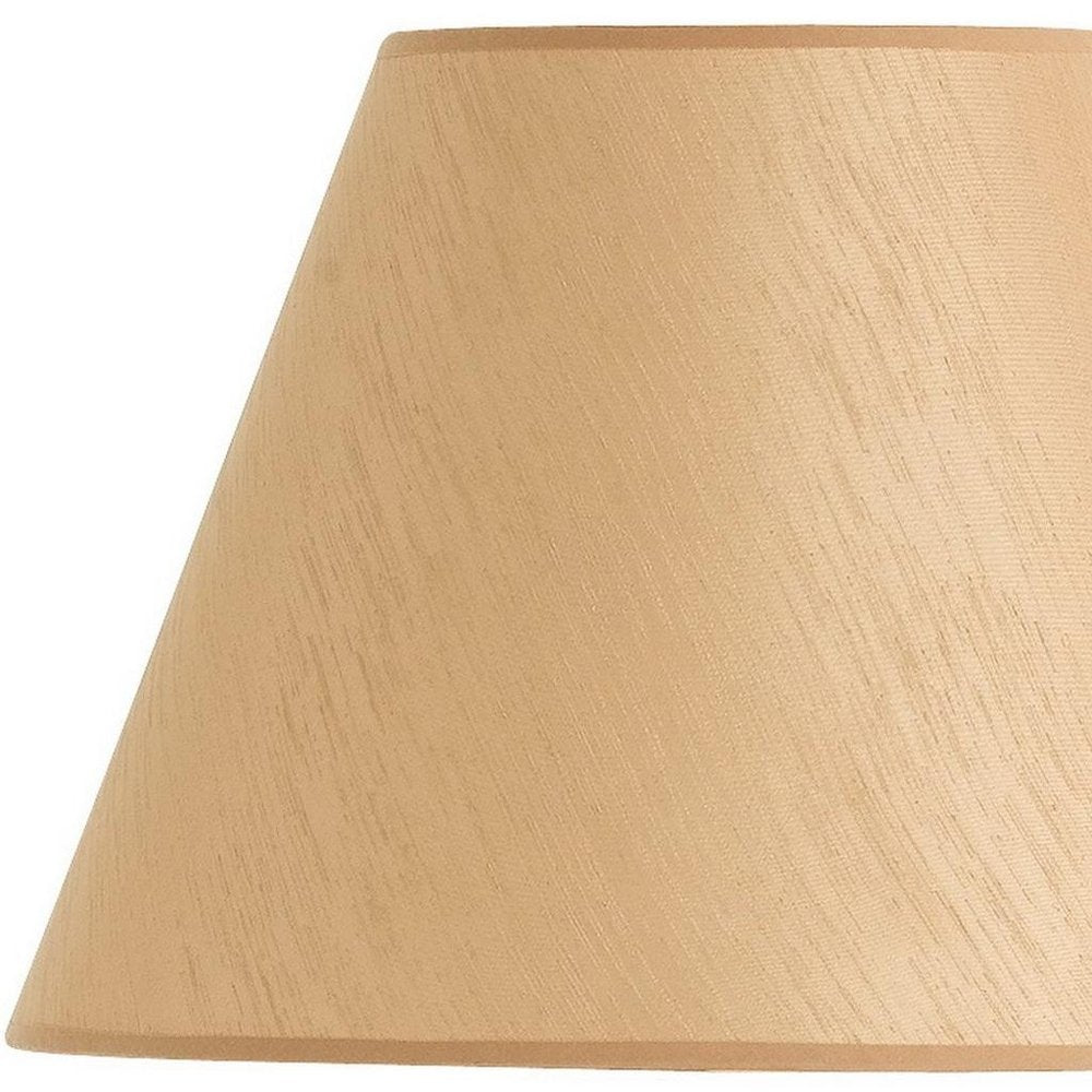 Golden Brown Linen Plain Empire Lamp Shade HomeRoots