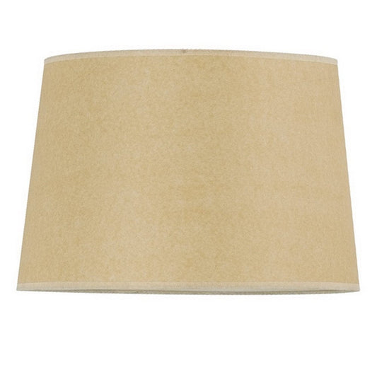 Tan Paper Plain Drum Lamp Shade HomeRoots