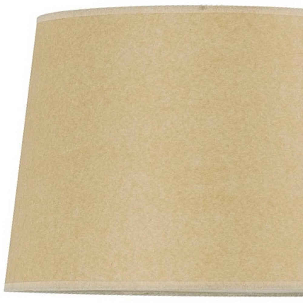 Tan Paper Plain Drum Lamp Shade HomeRoots