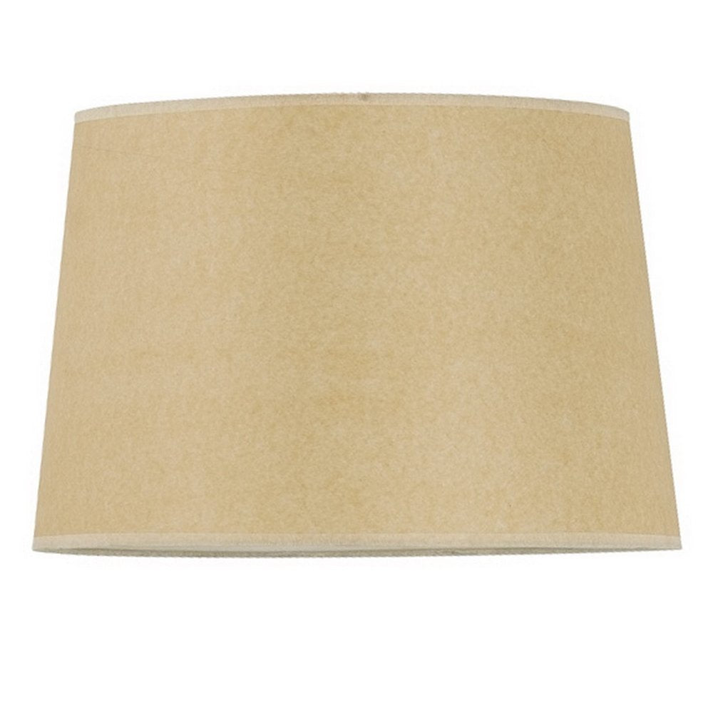 Tan Paper Plain Drum Lamp Shade HomeRoots