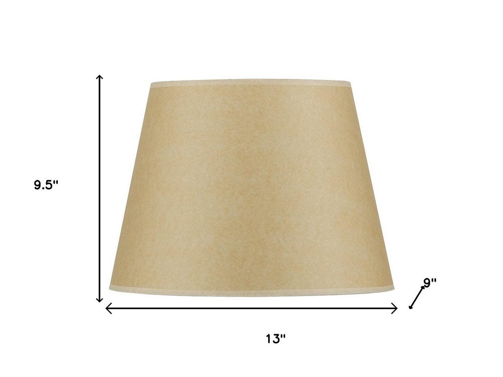 Tan Paper Hardback Empire Lamp Shade HomeRoots