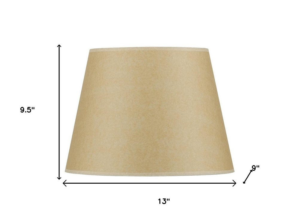 Tan Paper Hardback Empire Lamp Shade HomeRoots
