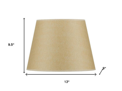 Tan Paper Hardback Empire Lamp Shade HomeRoots