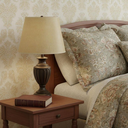 Tan Paper Hardback Empire Lamp Shade HomeRoots