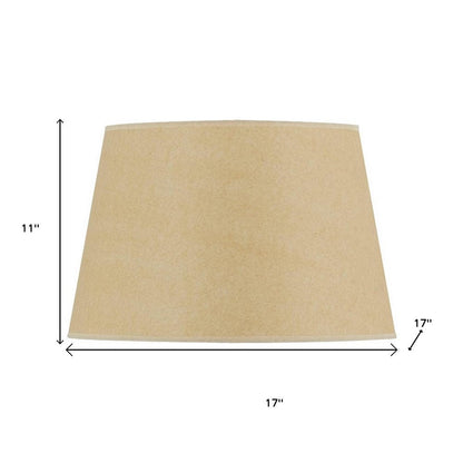 Tan Linen Plain Drum Lamp Shade HomeRoots
