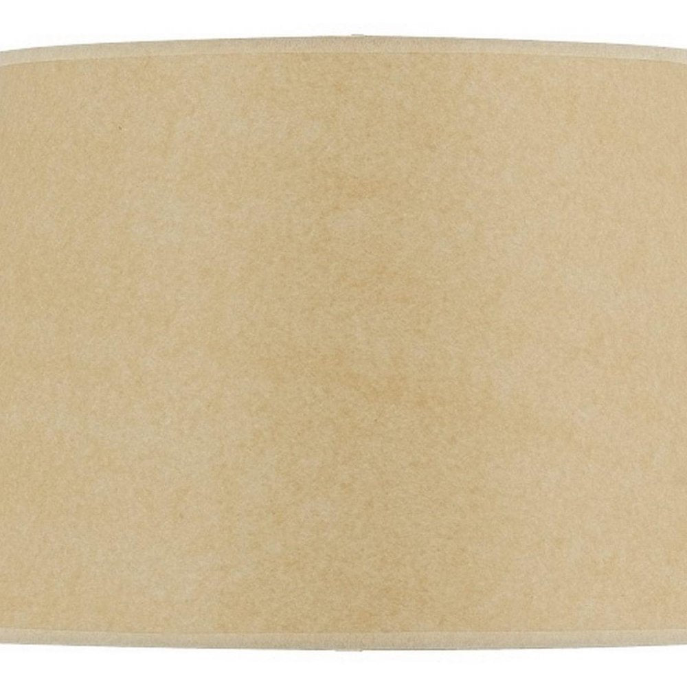 Tan Linen Plain Drum Lamp Shade HomeRoots