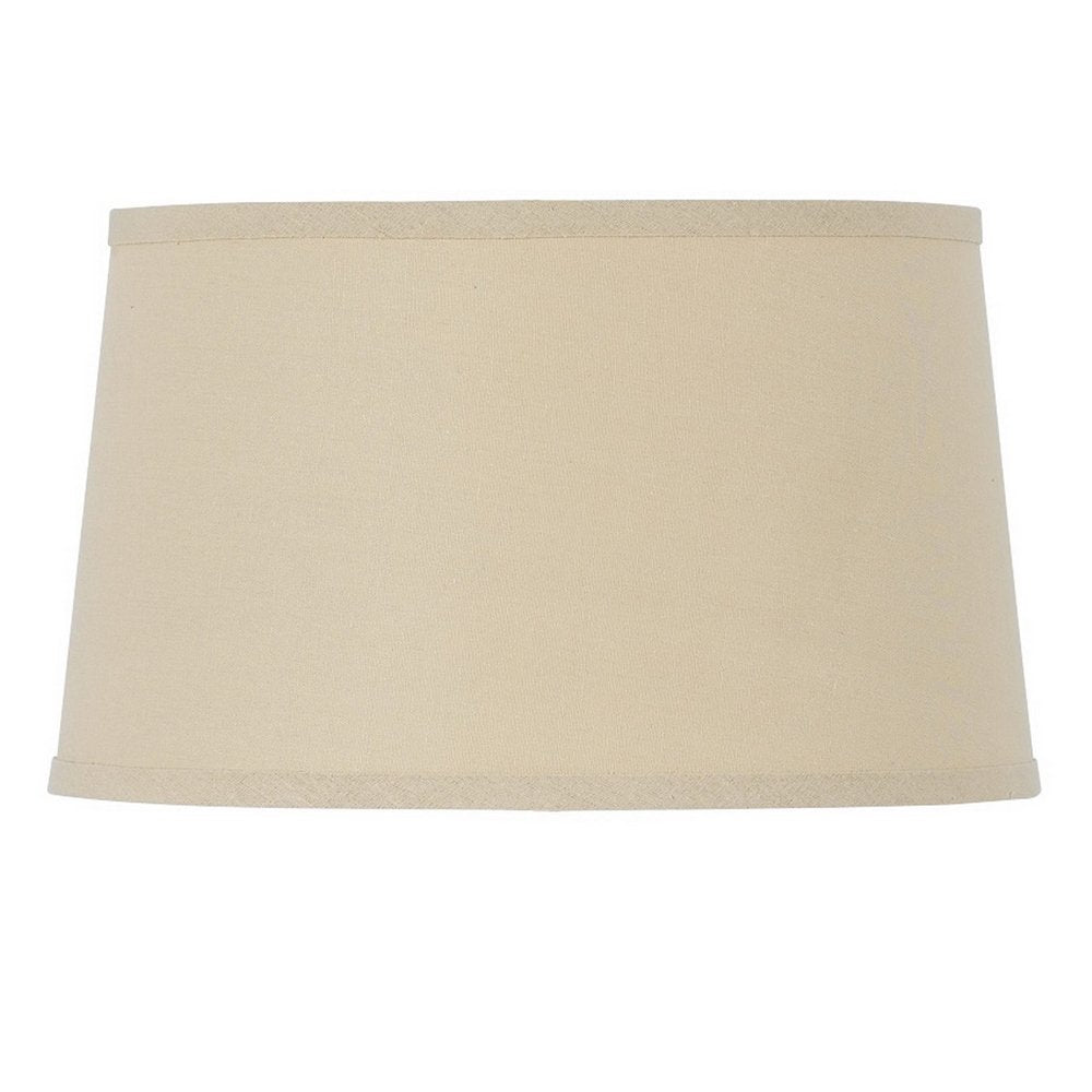 Tan Linen Drum Lamp Shade HomeRoots