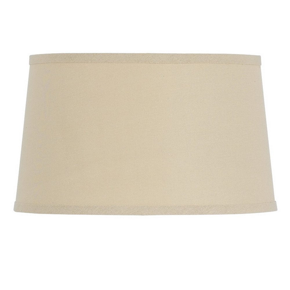 Tan Linen Drum Lamp Shade HomeRoots