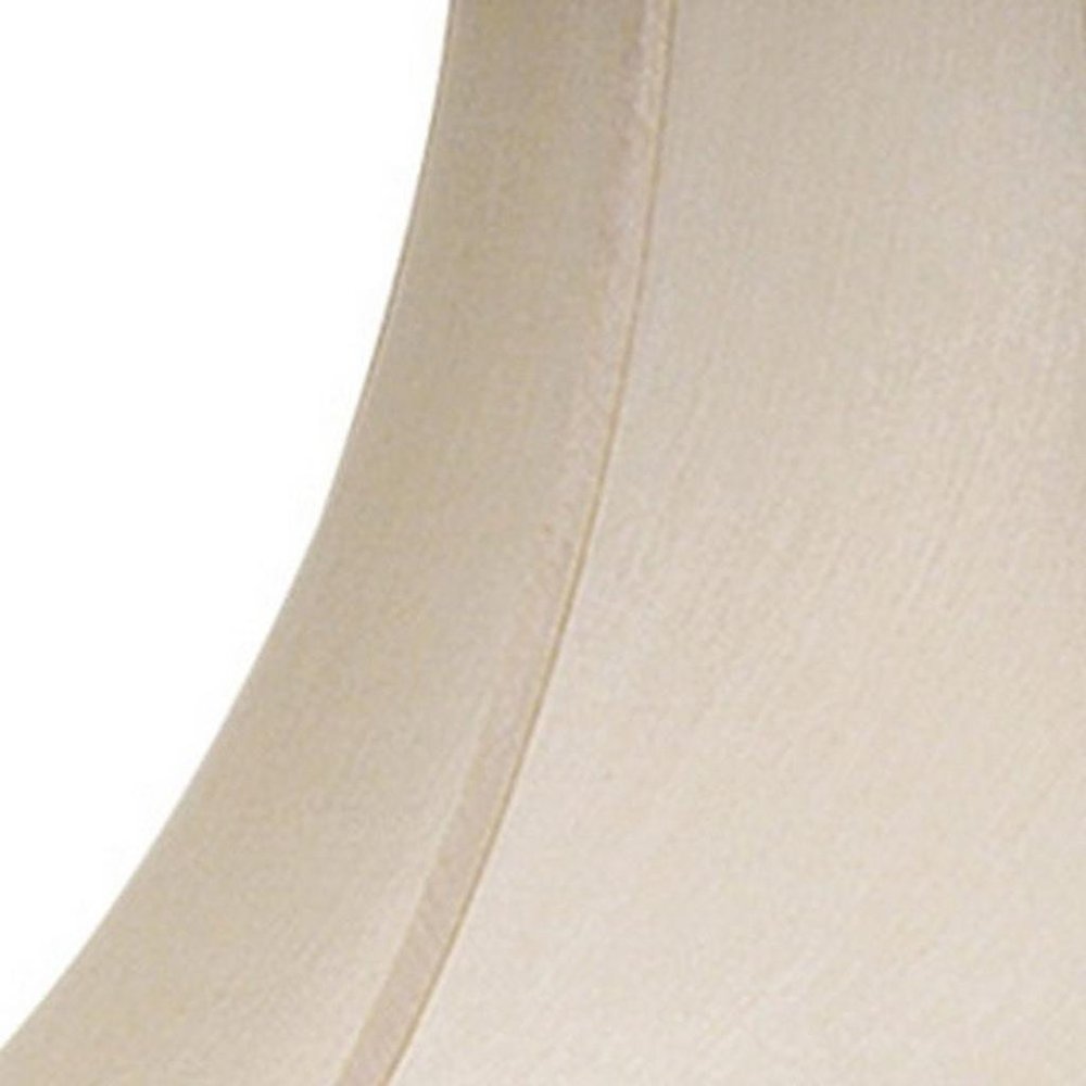 Pearl Silk Piped Bell Lamp Shade HomeRoots