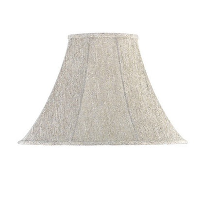 Light Gray Linen Plain Bell Lamp Shade HomeRoots