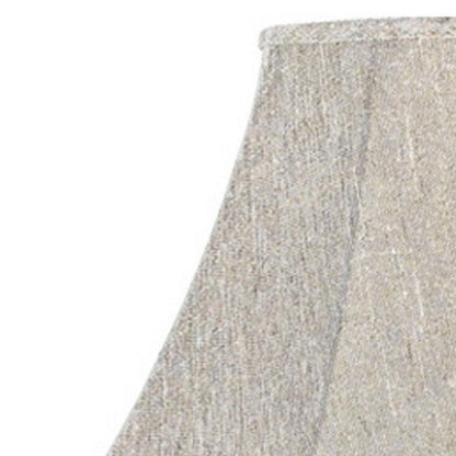 Light Gray Linen Plain Bell Lamp Shade HomeRoots