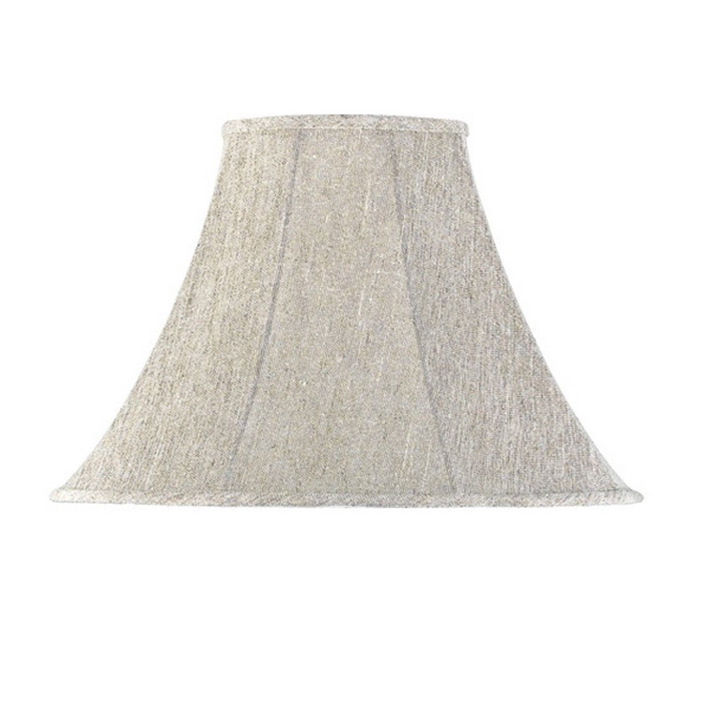 Light Gray Linen Plain Bell Lamp Shade HomeRoots