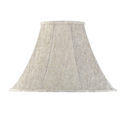 Light Gray Linen Plain Bell Lamp Shade HomeRoots